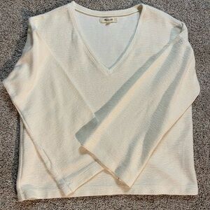 Madewell Cream Sweater Cropped Women’s Size S